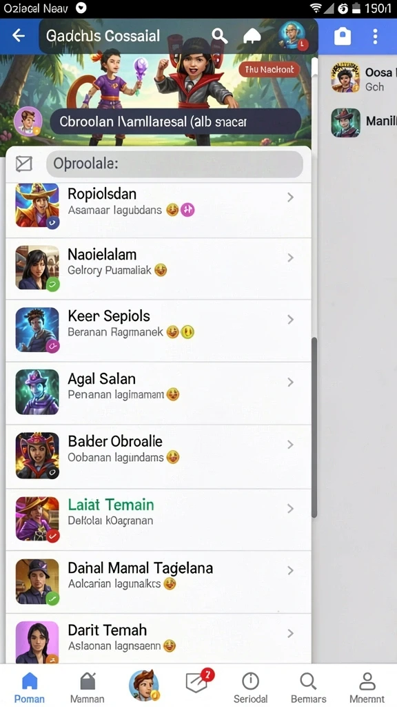 gocap123 - Tampilan antarmuka yang menarik dan intuitif.
