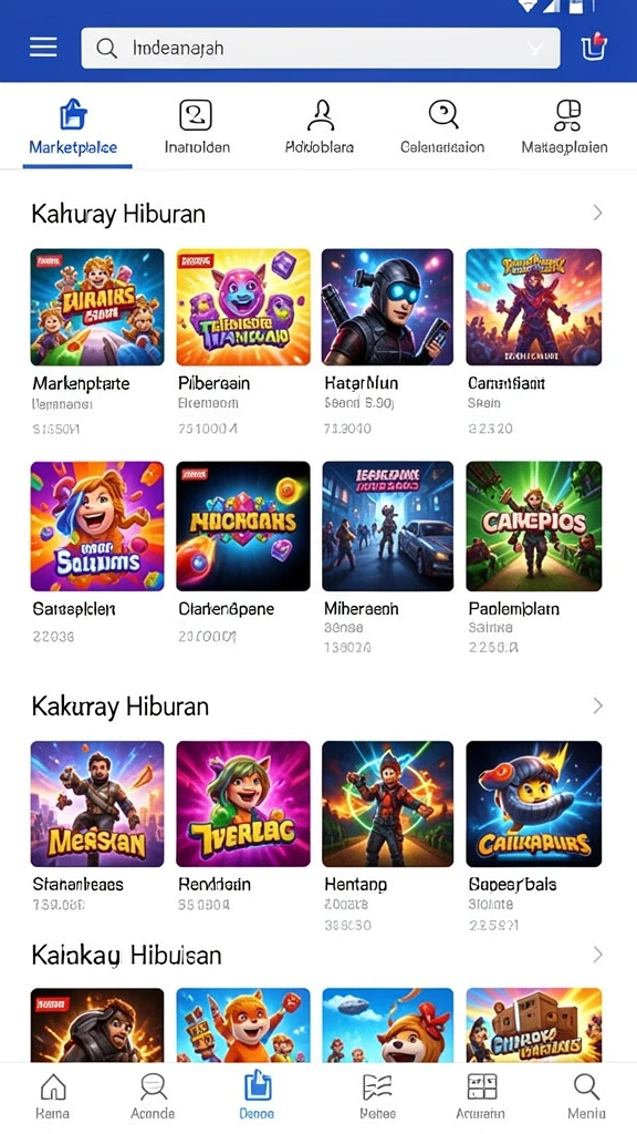 superslots - Screenshot menunjukkan berbagai tema slot yang tersedia.
